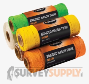 Keson Braided Mason Twine - Keson 1,000 Feet Pink Braided Nylon Mason Twine