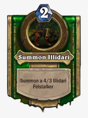 Illidan, The Betrayer Custom Hearthstone Card - Necromancer Hearthstone