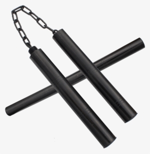 Martial Arts Nunchucks W/ Baton Combo, , Panther Trading - Nunchaku