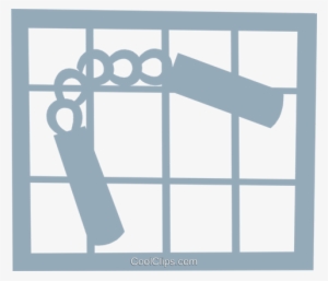 Nunchaku Nunchucks Royalty Free Vector Clip Art Illustration