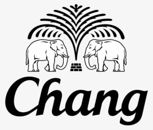 Chang 2009 Black Outline - Thai Chang Beer Logo
