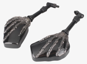 Led Skeleton Side Mirror - Gzyf Motorcycle Universal 10mm Led Turn Signal Skull