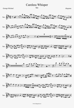 Careles Whisper Sax-1 - Bts Serendipity Flute Sheet Music