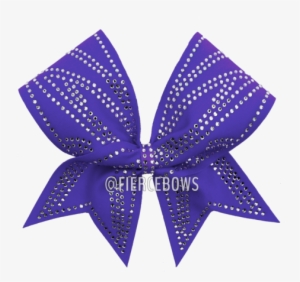 Abstract Rhinestone Bow - Columbia