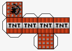 Minecraft Paper Template Tnt - Minecraft Tnt Block Papercraft