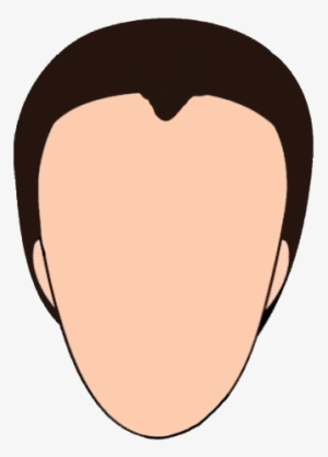 Heart-shaped Face - Cartoon Face Shape Png