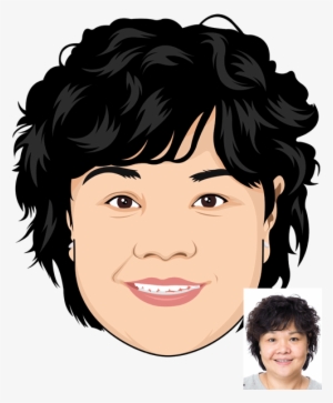 Cartoonized - Black Hair