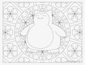 143 Snorlax Pokemon Coloring Page - Pokemon Coloring Pages For Adults
