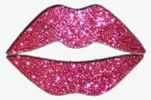 Pink Glitter Lips Png