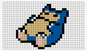 Hama Beads Pokemon Snorlax