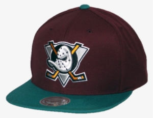 Anaheim Ducks Basic Logo Snapback Hat - Anaheim Ducks Mitchell & Ness Nhl Vintage Basic
