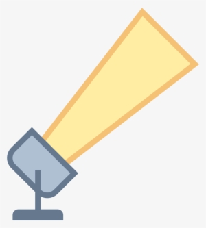 Two Diagonal Lines Are Drawn - Video Projector