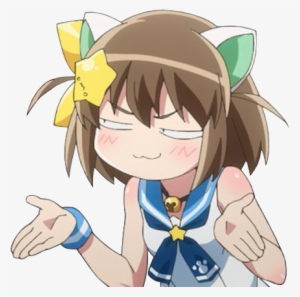 View 1444607046131 , - Transparent Chibi Girl Shrugging