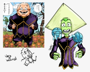 “steven Universe X Jojo's Bizarre Adventure Perdidot - Steven Universe Jojo Meme