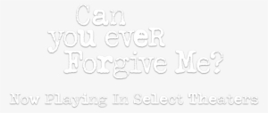 Can You Ever Forgive Me Logo