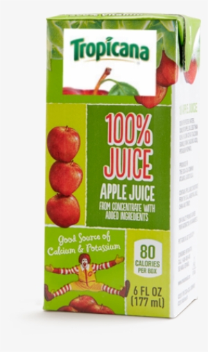 Mcdonald's Tropicana Apple Juice Box - Apple Juice From Mcdonalds