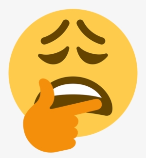 Thinkingweary Discord Emoji - Thinking Emoji Discord Png