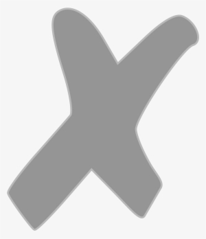 Open - X Transparent Black