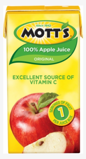 Apple Juice Png Download - Motts Apple Juice Box