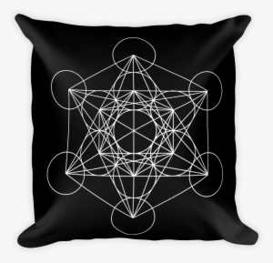 Metatron's Cube Throw Pillow - Metatron's Cube