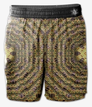 Metatron's Cube - Yellow - Shorts - Yellow