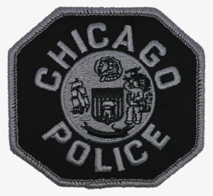 Chicago Police 3″ Shoulder Patch - Black Chicago Police Patch