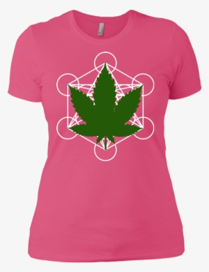 Metatron's Cube With Ganja - Shirt