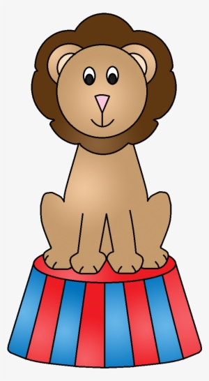 Circus Clipart Transparent - Lion In Circus Clipart