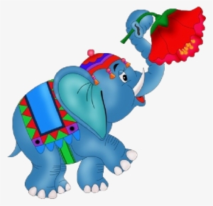 Circus Cartoon Animal Clip Art Images - Circus Elephant Cartoon Png