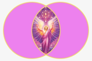 Big Vesica Pisces Violet Aa Metatron - Archangel Metatron