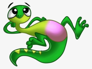 Transparent Gecko Cartoon Picture Free Stock - Cartoon Lizard Png
