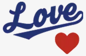 La Dodgers Heart Blue Love Logo Freetoedit - Los Angeles