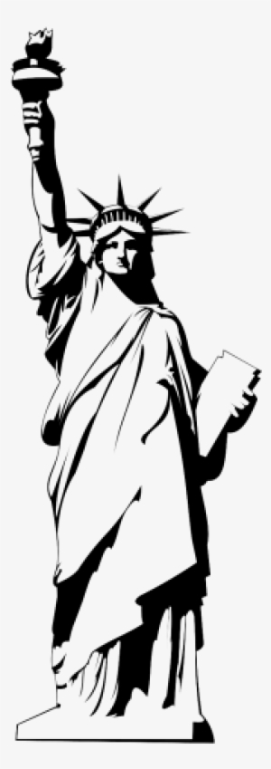 Free Png Statue Of Liberty Png Images Transparent - Statue Of Liberty Clipart Black And White