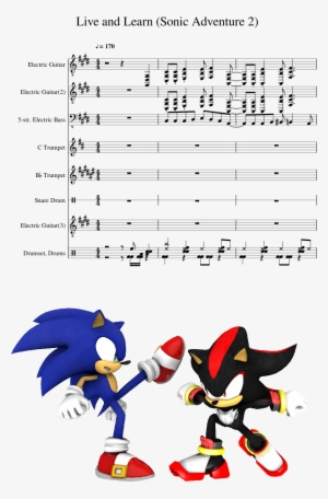 Live And Learn Sheet Music 1 Of 31 Pages - Shadow The Hedgehog