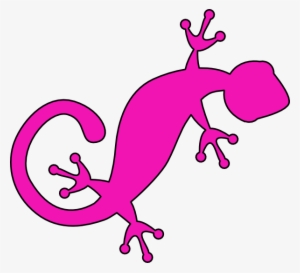 Gecko Clipart - Pink Gecko Clip Art