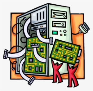 Build Computer - Computer Build Clip Art