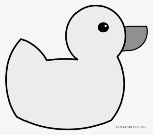 Duck Clipart Black And White - Yellow Duck