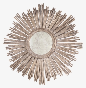 A Custom House - Margeaux Gold Leaf Starburst Mirror By Worlds Away