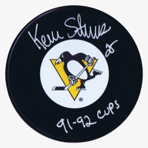 Kevin Stevens Pittsburgh Penguins Autographed Stanley - Pittsburgh Penguins Signed Puck