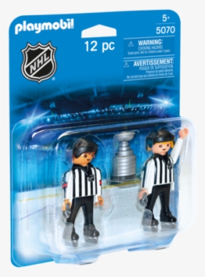 Playmobil 5070 Nhl Referees With Stanley Cup Mip / - Playmobil Nhl Referees With Stanley Cup