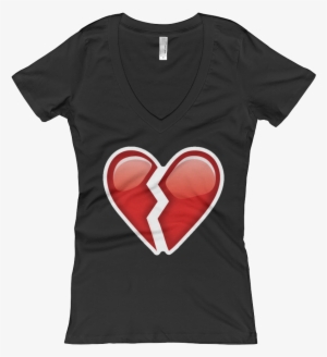 Women's Emoji V Neck - Adopt Don't Shop T Shirt | Rescue Dogs Matter Tee |