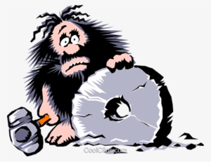 Cartoon Cavemen Royalty Free Vector Clip Art Illustration