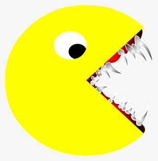 Scary, Pacman, Pac-man, Sharp, Teeth, Cartoon, Drawing - Flappy Bird Arka Planı