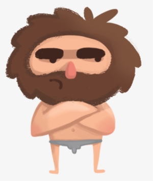 Space Caveman Stickers Messages Sticker-1 - Space Caveman Sticker