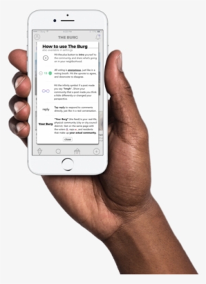 Man Holding Iphone 7 Silver African American - Iphone