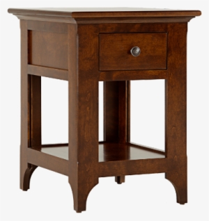 Melrose 1 Drawer End Table View Details - End Table Png