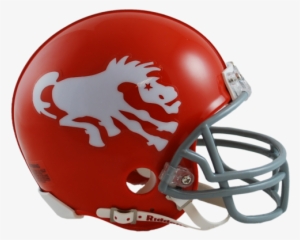 Denver Broncos Vsr4 Mini Throwback Helmet - Broncos Mini Helmet