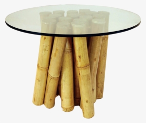 Rangoon Cluster End Table Base - End Of A Bamboo