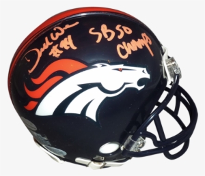 Demarcus Ware Autographed Denver Broncos Mini Helmet