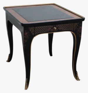 Black Chinoiserie End Table Can Mix With A Variety - End Table Transparent